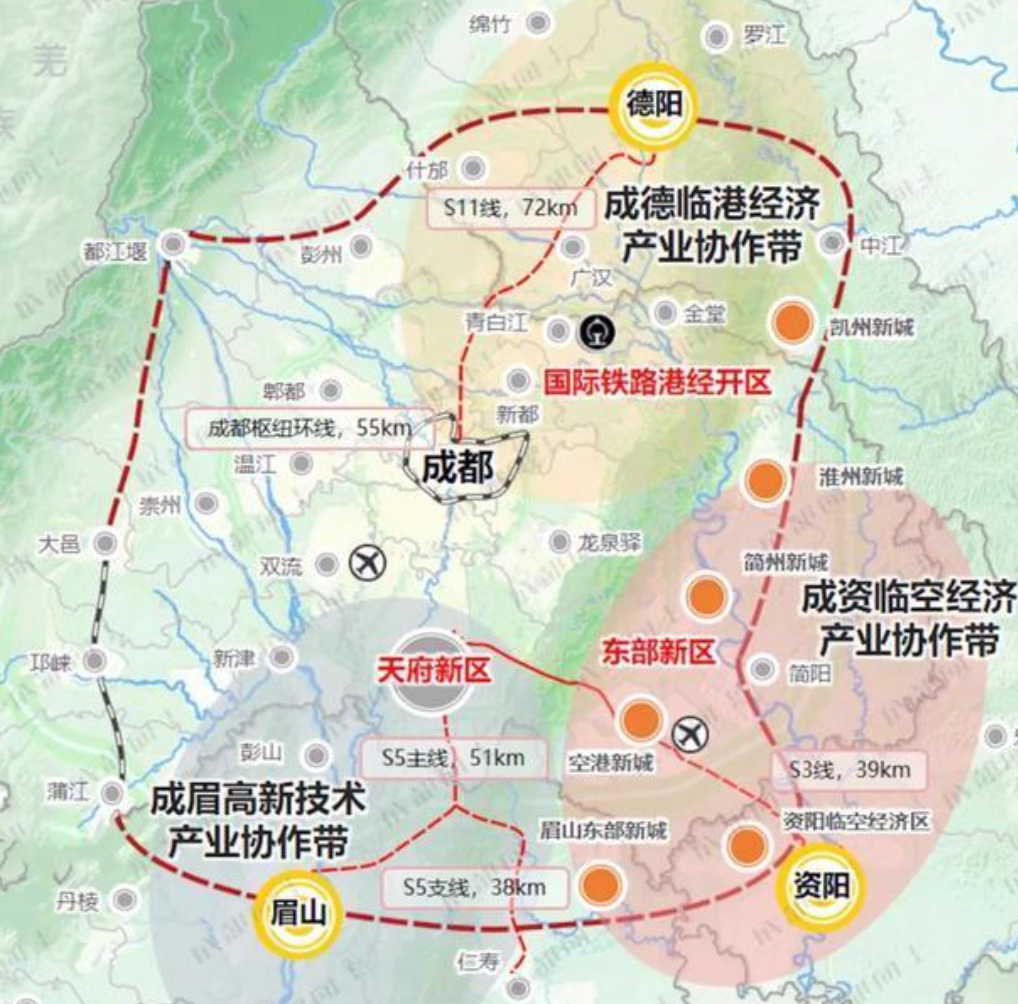 成都七环来了全长443公里串联3市16区县