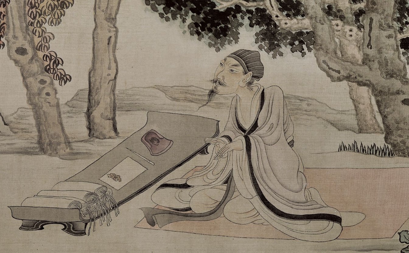 『名画记』陈洪绶《出处图》,格调高古,气韵不凡|陈洪绶|名画|崔子忠