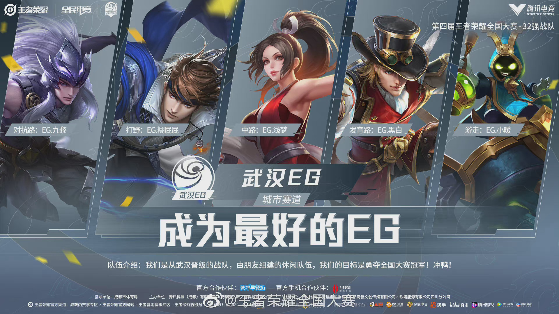王者荣耀全国大赛 决赛阶段小组赛32强出征海报part2|王者荣耀|小组赛