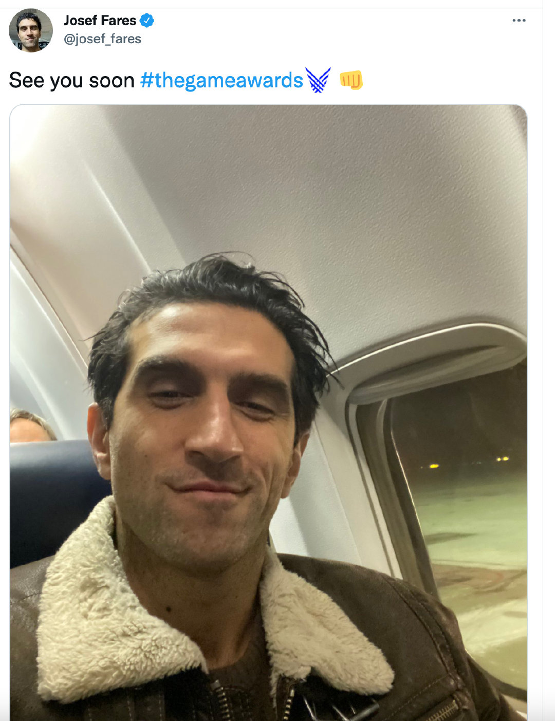 双人成行开发者joseffares发推称出发前往tga现场