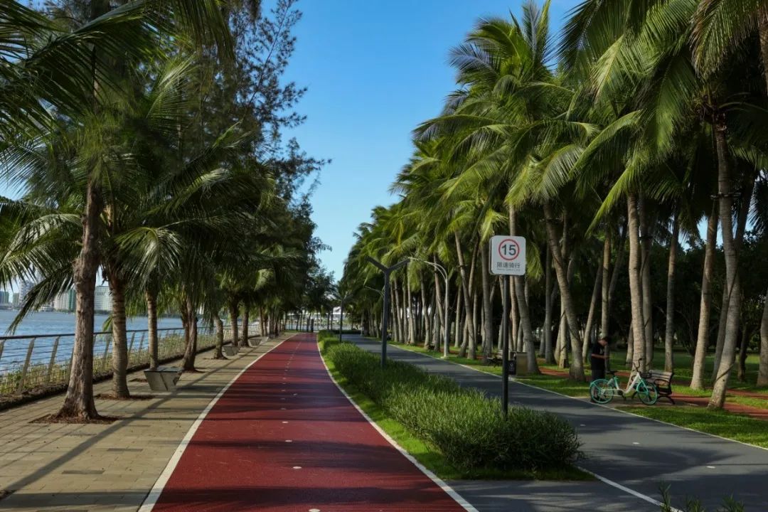 位于滨海大道北侧,总占地面积1070亩.