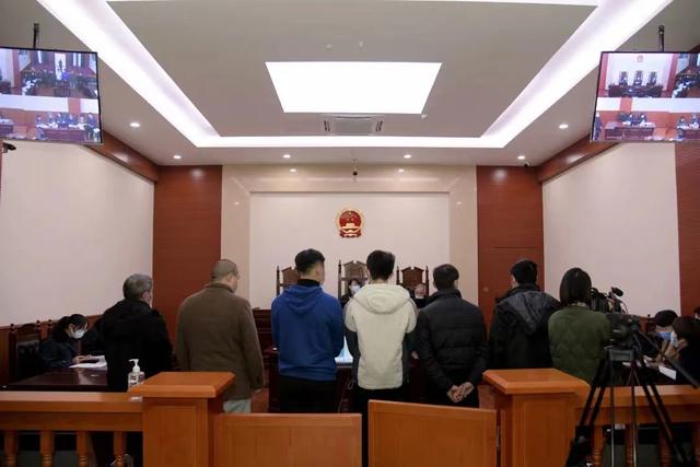 庭审现场。来源：江津法院供图