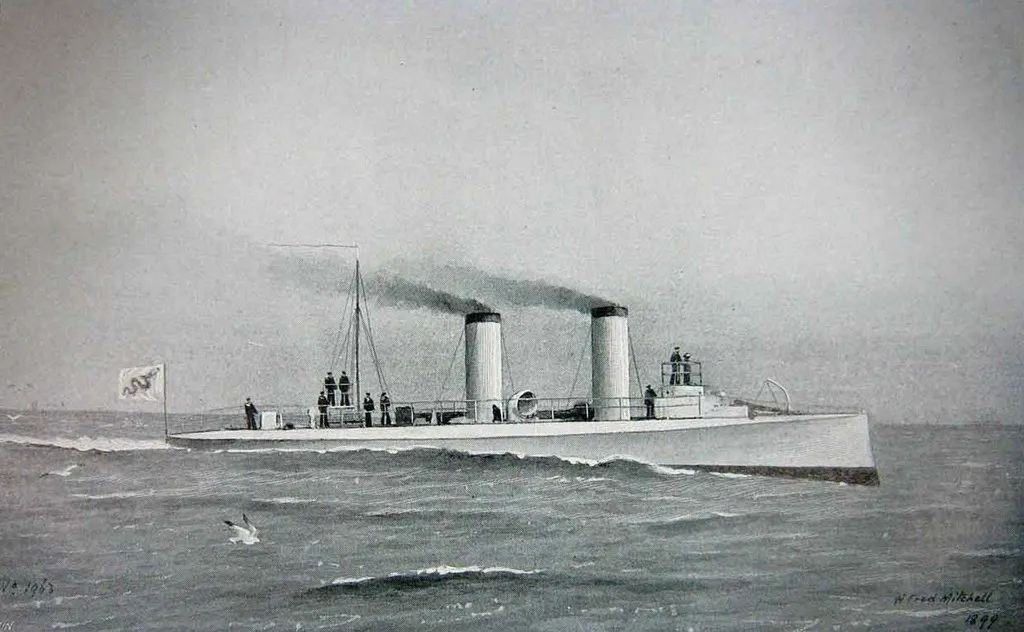 "海龙"级驱逐舰紧随其后,总理衙门又向德国希肖造船厂定造了4艘驱逐