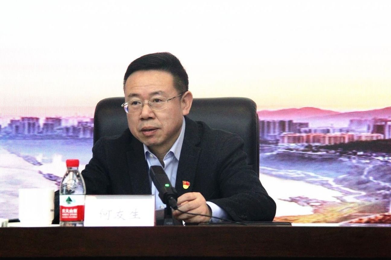 巴南区区委书记何友生讲话(央广网发 巴南区融媒体中心供图)