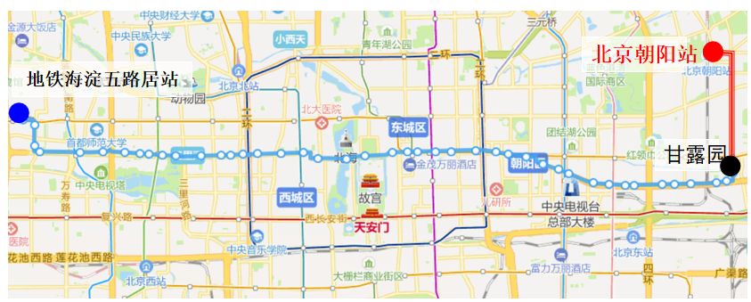 配合京沈高铁北京朝阳站开通5条公交线路周五起调整