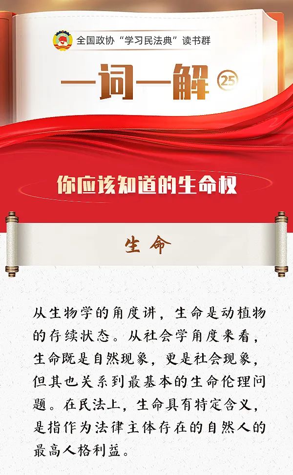 一词一解 | 关于生命权,你必须得知道这些法律概念
