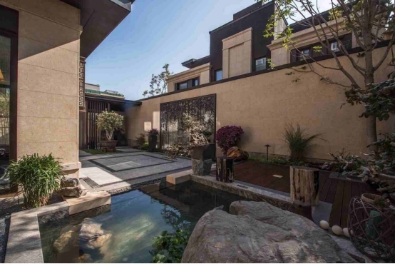 鲁能钓鱼台美高梅别墅院落背后是老北京文化的最大形制