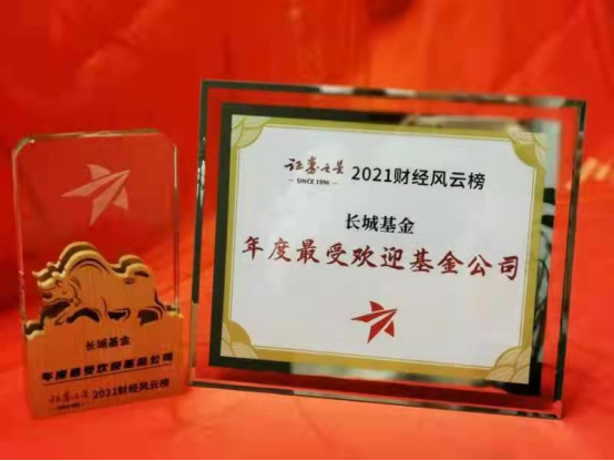 长城基金荣获2021年度最受欢迎基金公司奖休闲区蓝鸢梦想 - Www.slyday.coM