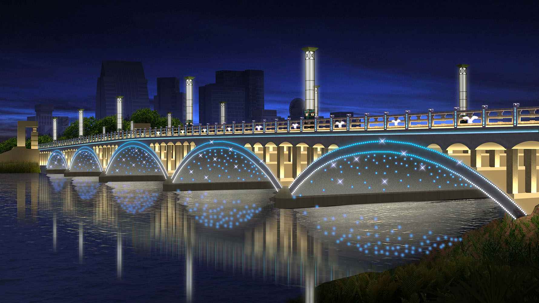 夜景灯光亮化工程公司-北京众艺联合|灯光|夜景|城市夜景_新浪新闻