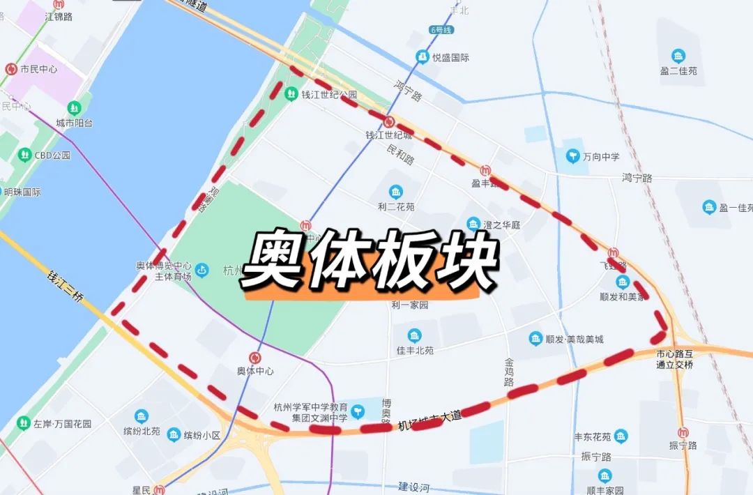 杭州奥体中心规划图图片