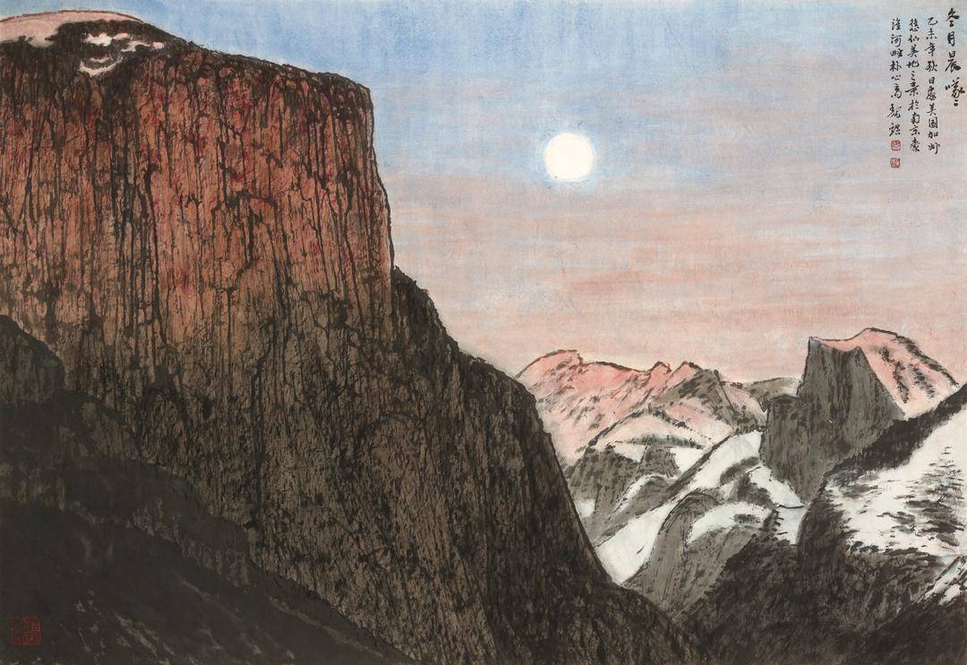 巍然太行61镇朔将军魏镇先生山水画小议