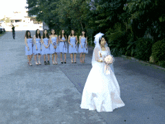 图片[1]-搞笑GIF趣图:新娘，你这是在逗我们吗？-魔性次元