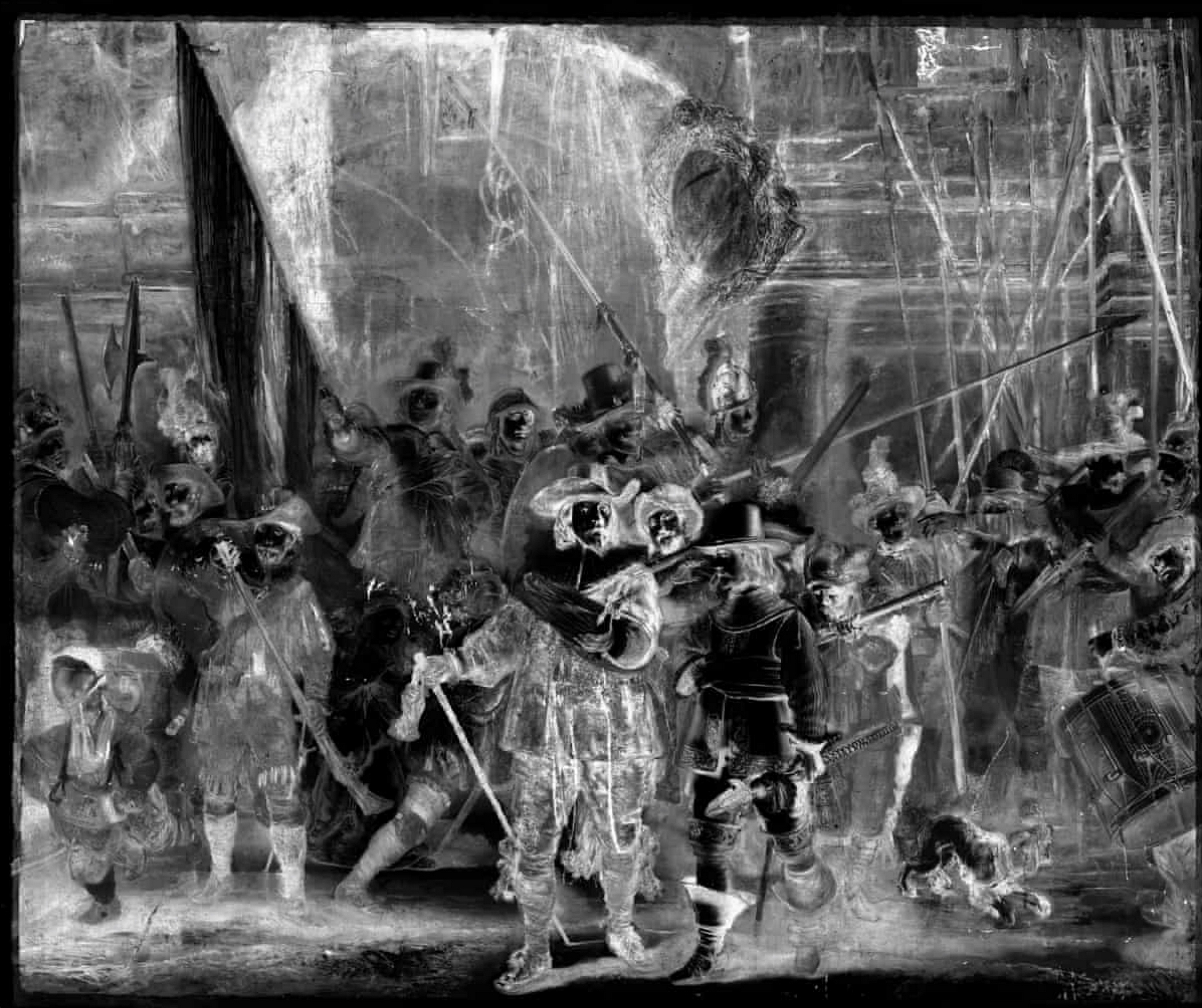 新发现的夜巡草图揭露伦勃朗创作轨迹