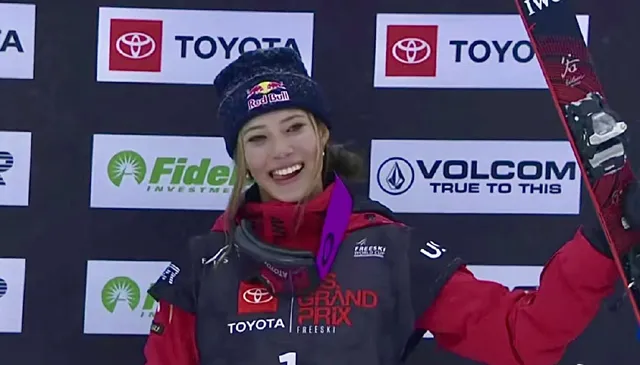 一觉醒来又夺冠！谷爱凌实力真强，颜值还高，绝对的女神无疑了休闲区蓝鸢梦想 - Www.slyday.coM