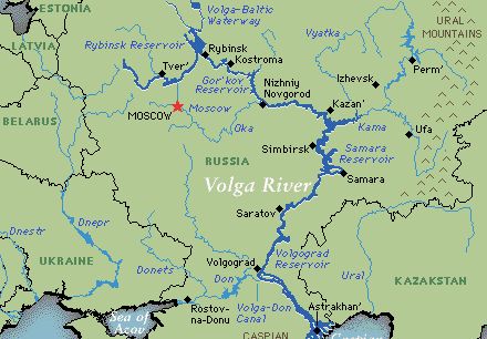 说说俄国南北两大水系伏尔加河涅瓦河的历史