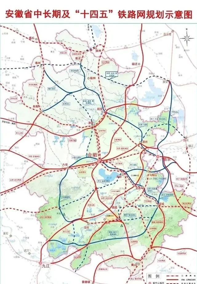 安徽成为全国第二个"市市通高铁"的省,全省一小时直达合肥