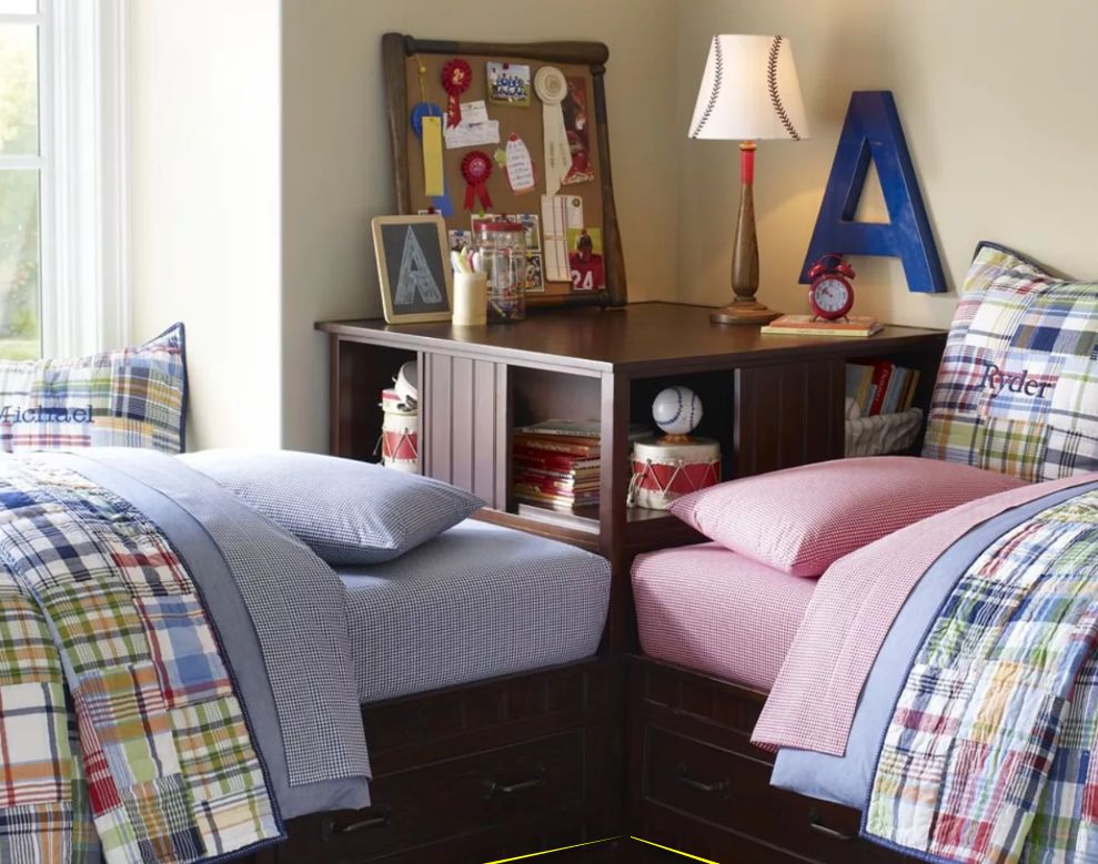 跟专业人士学了7种双人儿童房布局不用请设计师自己照着装