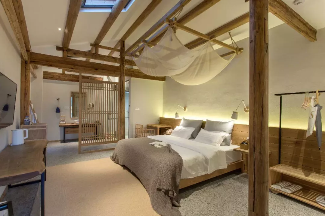 黄山宏村景区一座徽文化亲子民宿丨旧街墨野黄山集舍