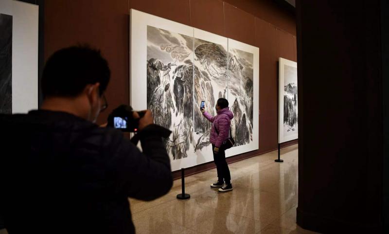 道同艺合，11位中国画艺术家作品展亮相中国美术馆休闲区蓝鸢梦想 - Www.slyday.coM