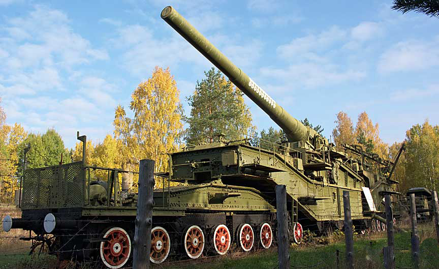 450毫米榴弹炮500毫米铁道炮二战苏军计划装备的重型火炮