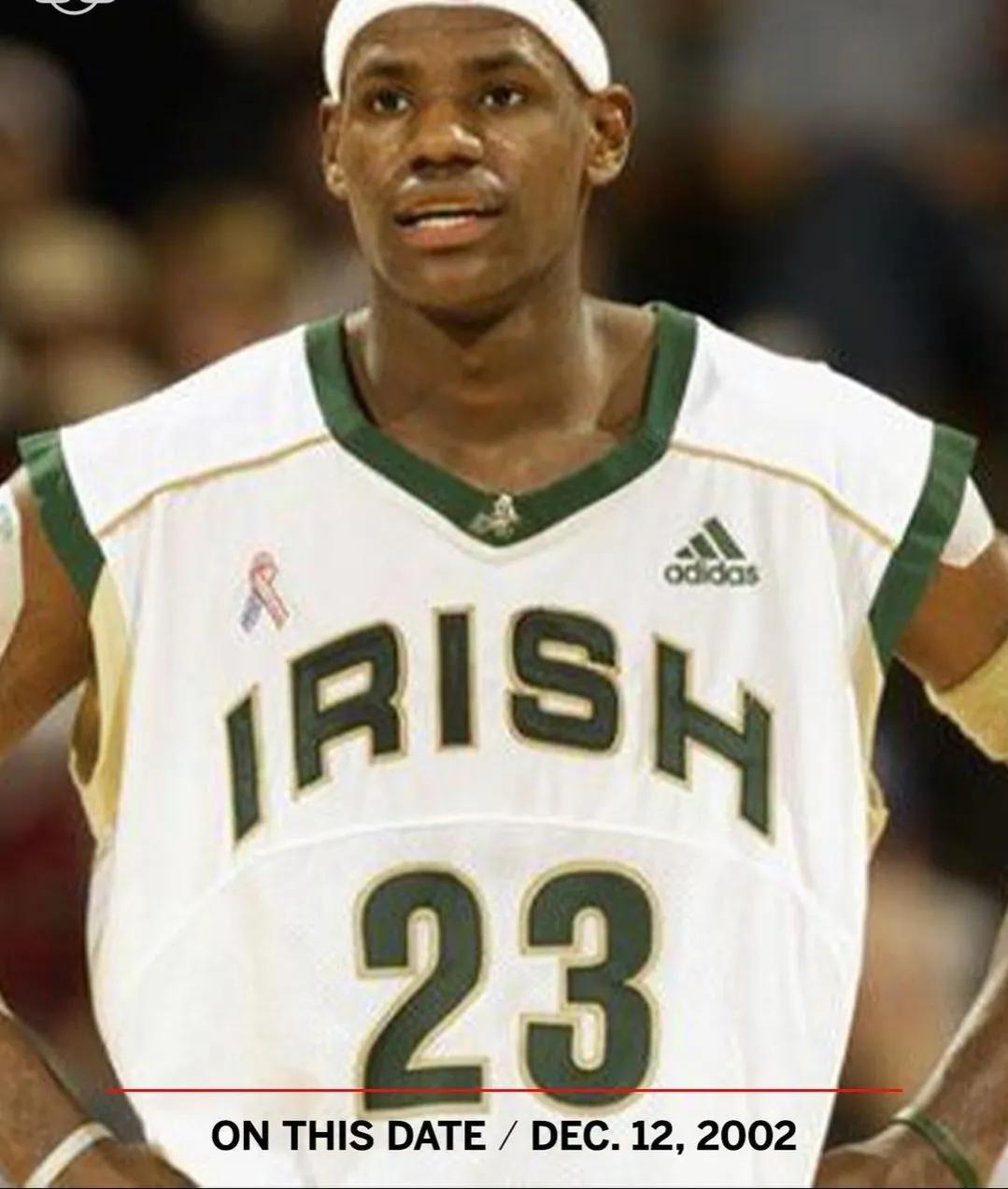 19年前的今天詹姆斯首次进行全美直播比赛，詹姆斯高中究竟有多强休闲区蓝鸢梦想 - Www.slyday.coM