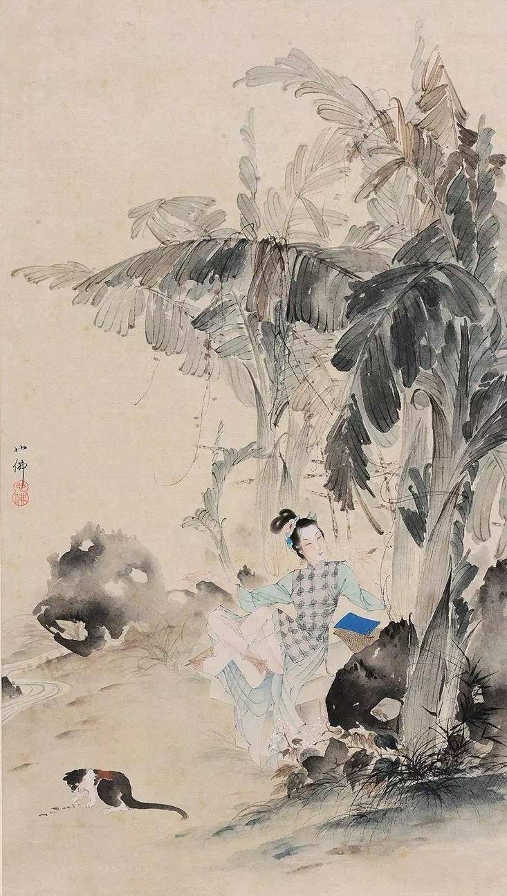 鉴赏| 胡也佛《人物画仕女图》|上海市|人物画仕女图_新浪新闻