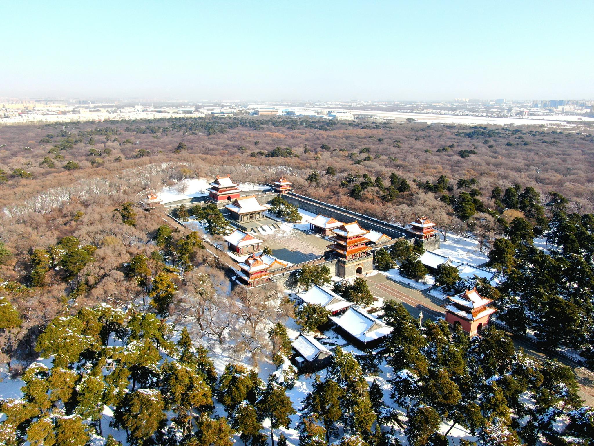 辽宁联合融媒体中心《航拍辽宁》——航拍雪后的沈阳昭陵|航拍辽宁