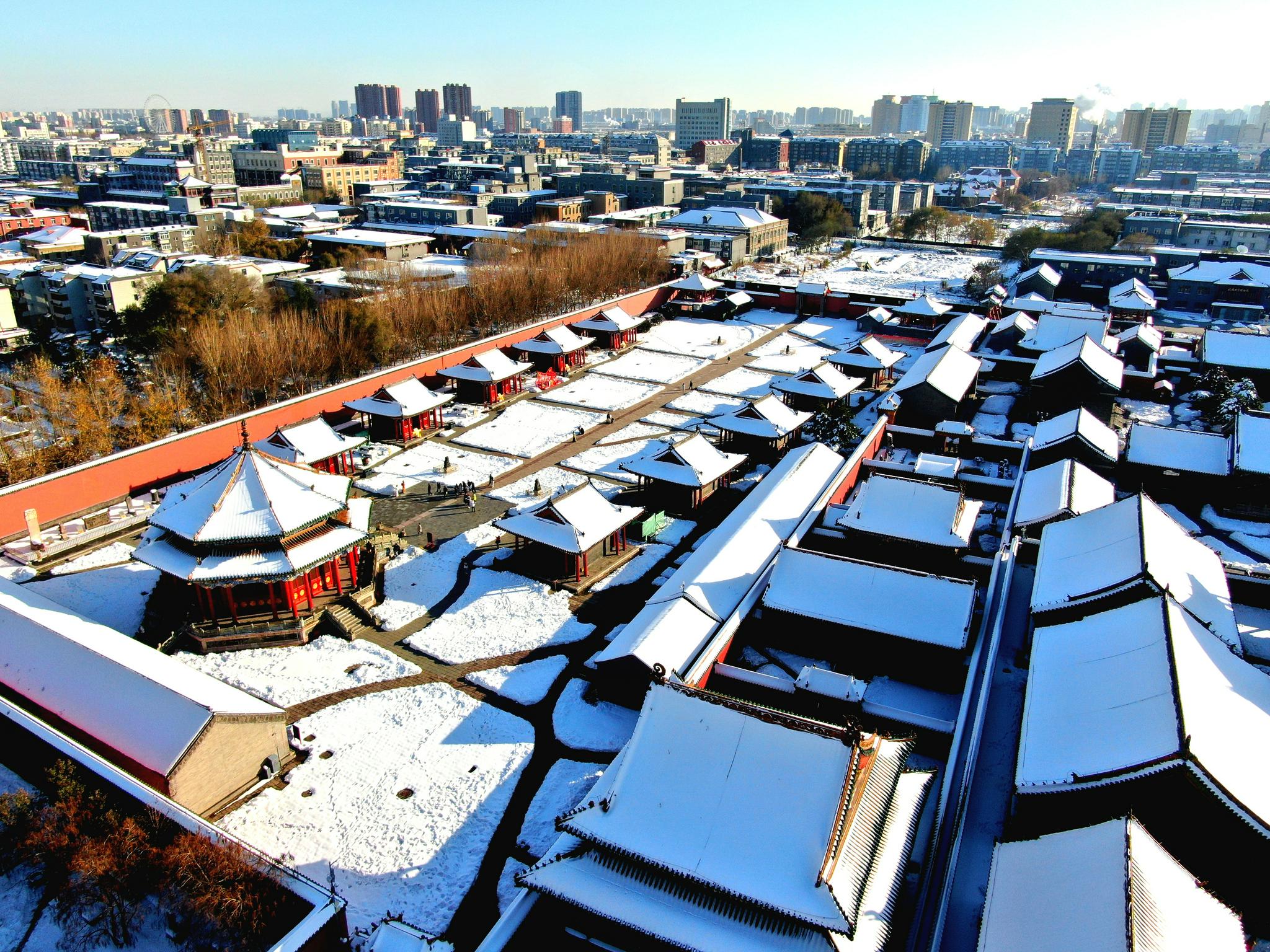 辽宁联合融媒体中心《航拍辽宁》——航拍雪后的沈阳故宫|航拍辽宁
