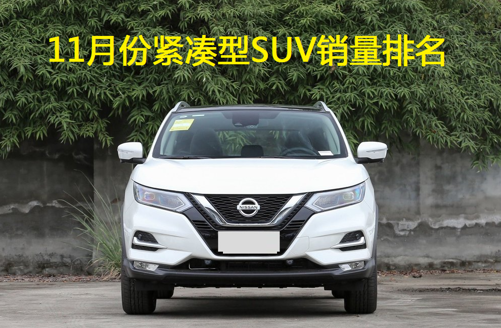 11月紧凑型suv销量排名150名出炉逍客进前五皓影途岳破万