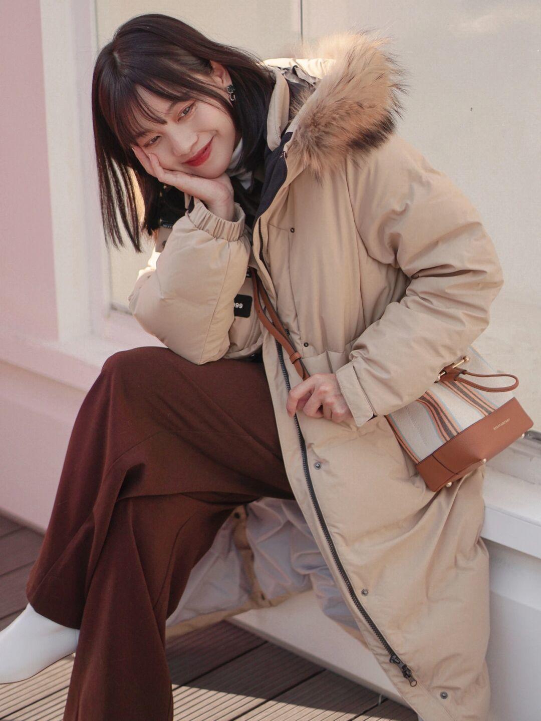 冬季保暖穿搭还得看羽绒服这几套穿搭日常实用又高级太美