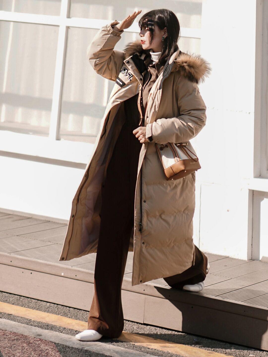 冬季保暖穿搭还得看羽绒服这几套穿搭日常实用又高级太美