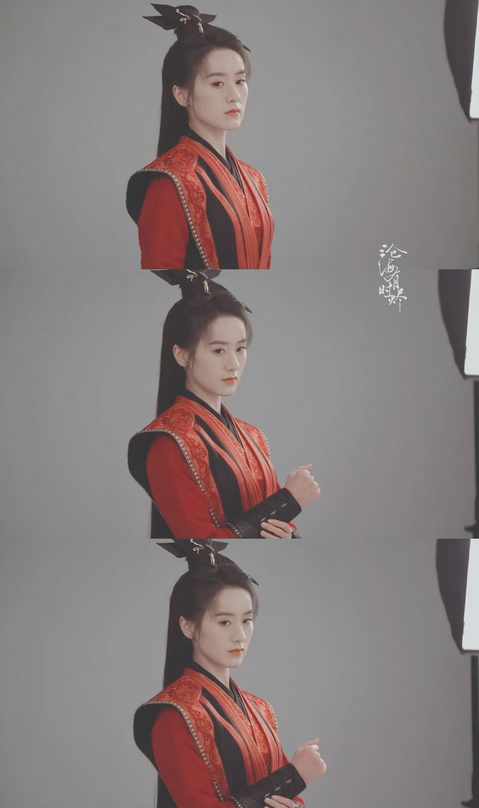 袁冰妍红衣古装yyds穿上红色衣服气质真的好绝一女的