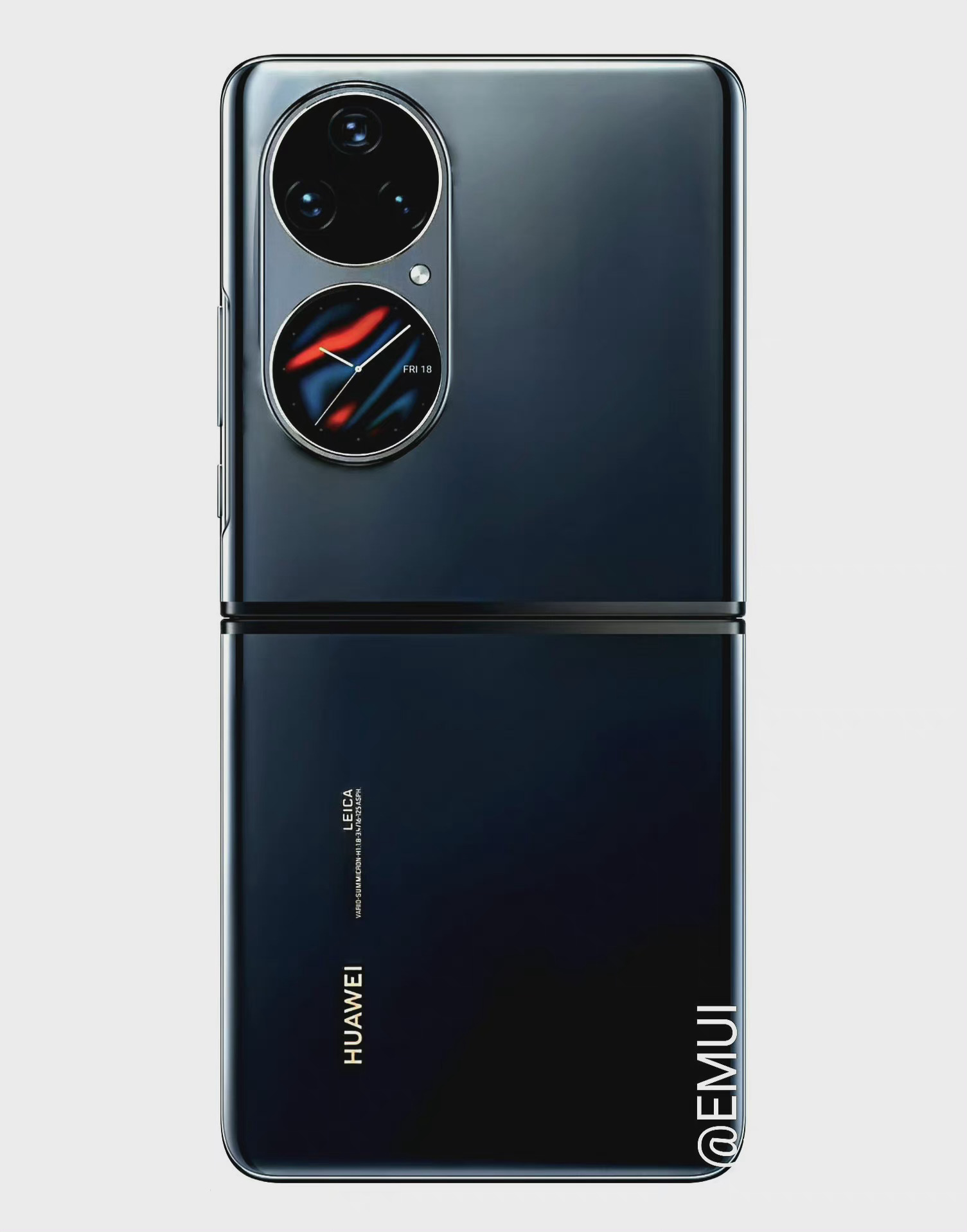 华为p50折叠屏渲染图 还别说这不比p50好看吗__财经头条