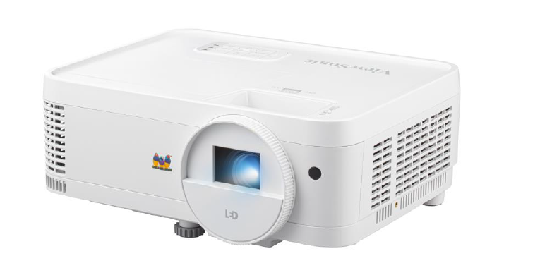 第二代led技术更高亮更清晰ls500wh采用了商务投影仪常用的白色机身