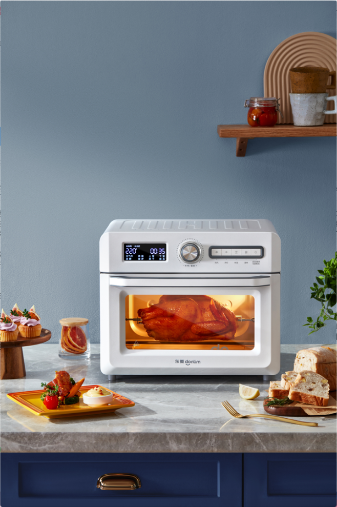 东菱空气炸烤箱新品首发炸烤一体全能料理