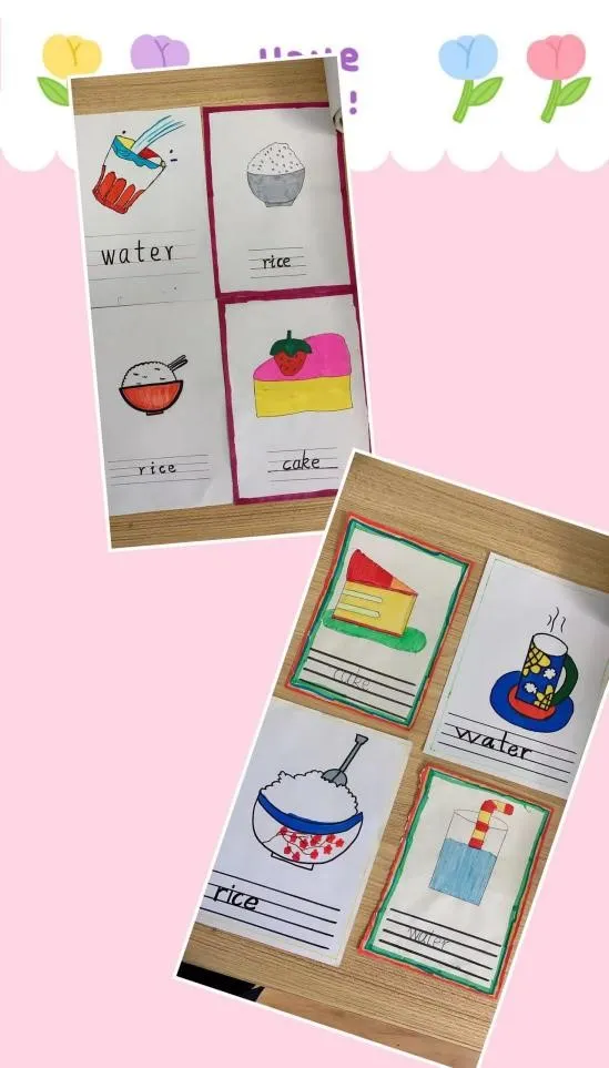 创意无限！灞桥区东城第二小学开展制作英语单词卡片实践活动|卡片|东城|四年级_新浪新闻