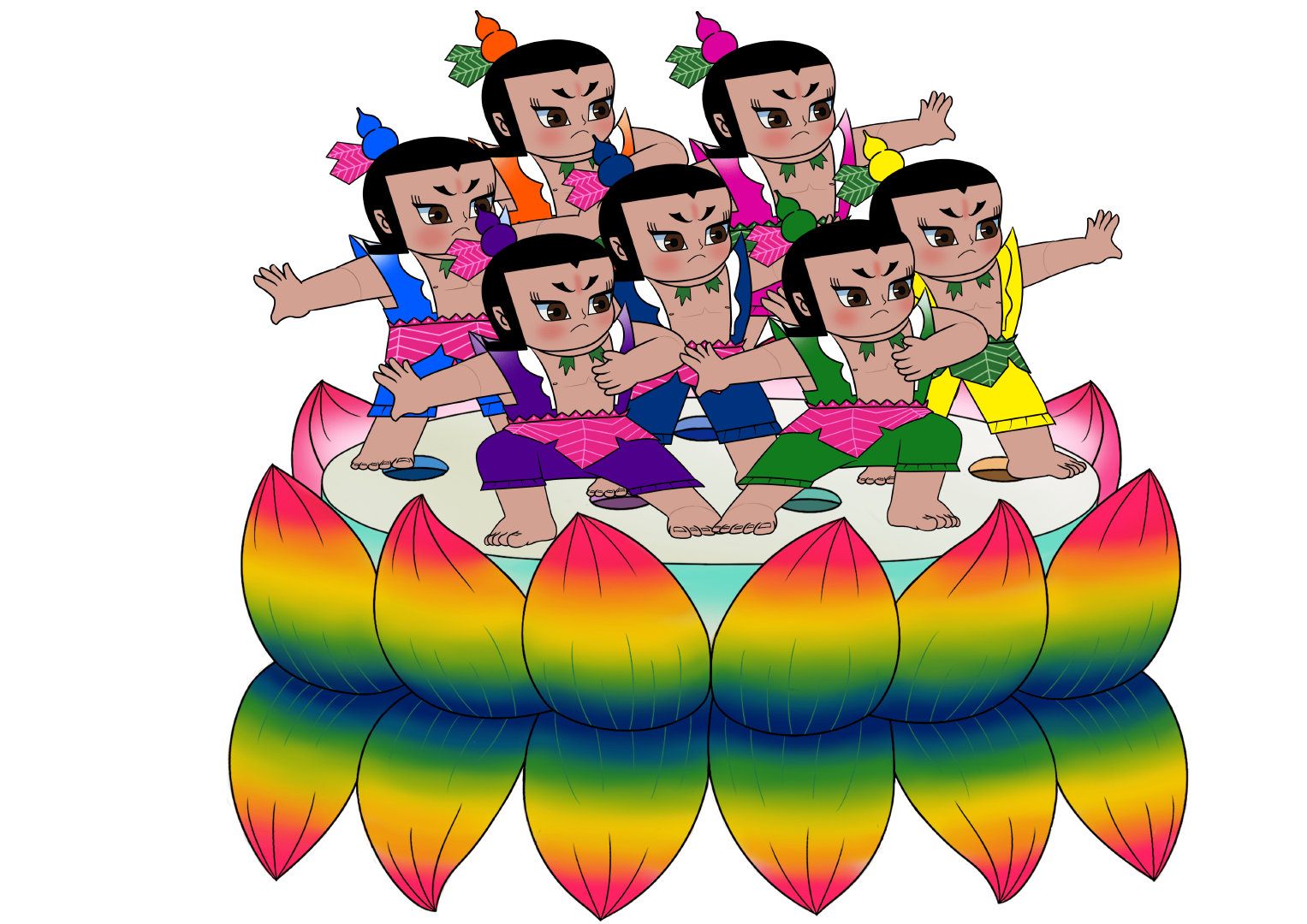 小时候真的超喜欢看葫芦娃动画片!