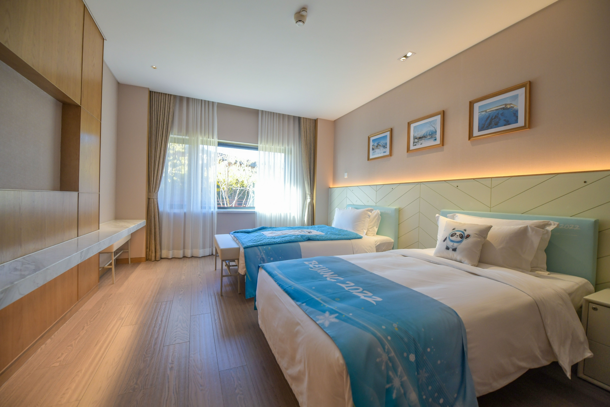 延庆冬奥村房间内 潘之望摄