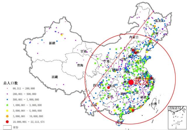 中国地理位置最好的八座城市上海第1武汉第五天津第六