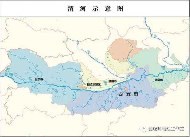 地理拓展地理视角看泾渭分明的原因和条件