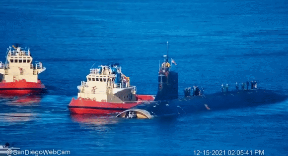 “康涅狄格”号核潜艇最新曝光图片