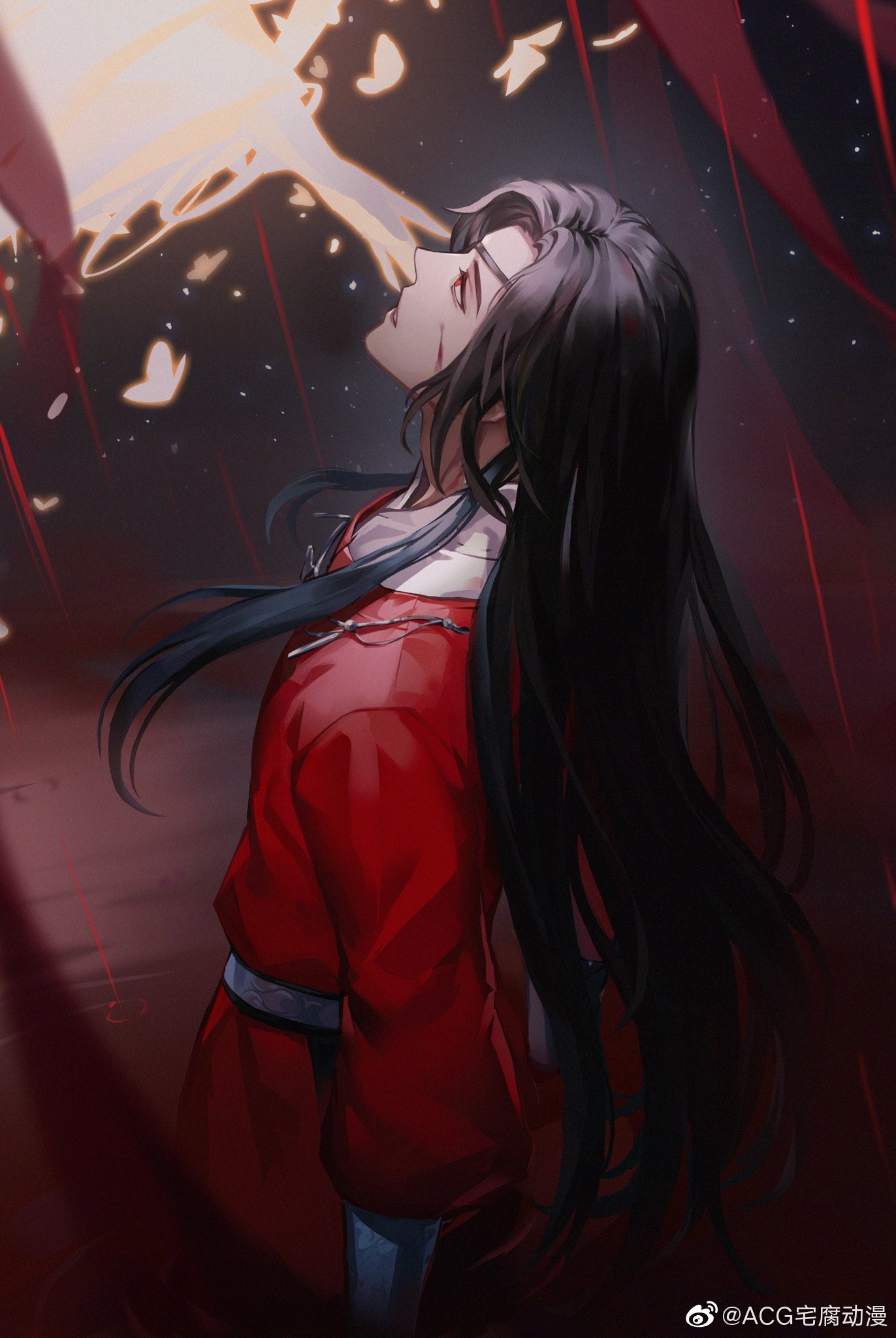 花花生命里的光,这视角的花城主好帅 twi:ggnn2222|天官赐福_新浪新闻