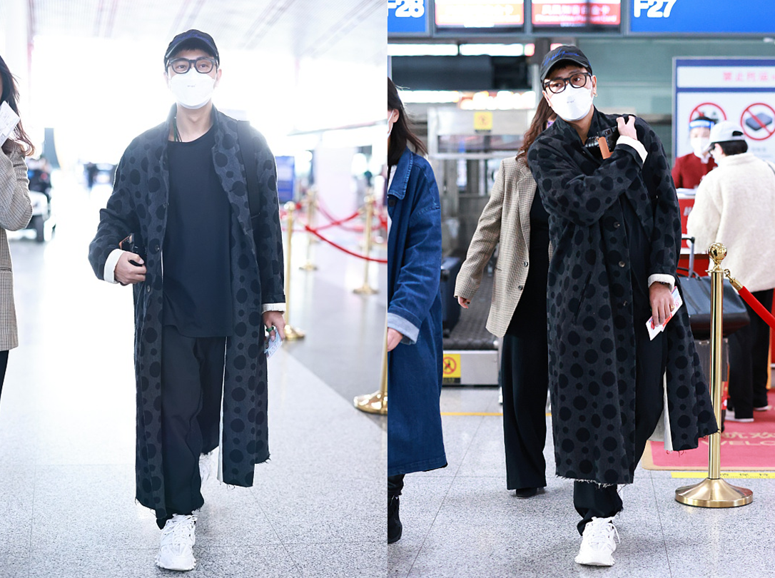 45岁的陈坤把自己打扮得像20岁小伙，穿一身黑少年感满满，好年轻休闲区蓝鸢梦想 - Www.slyday.coM