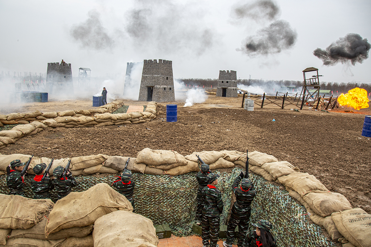 近日,亳州市军事教育基地新增了一个国防教育项目,该项目将红色教育与
