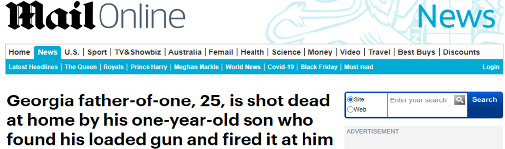 悲剧！一岁男童在家捡枪意外射杀父亲，事发时家人均在场休闲区蓝鸢梦想 - Www.slyday.coM