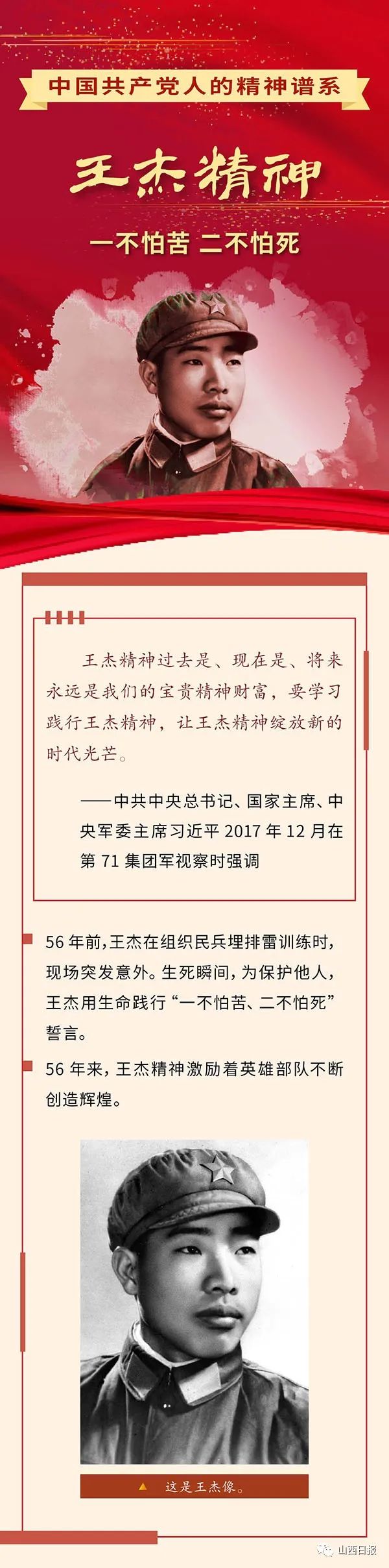 图解丨王杰精神一不怕苦二不怕死