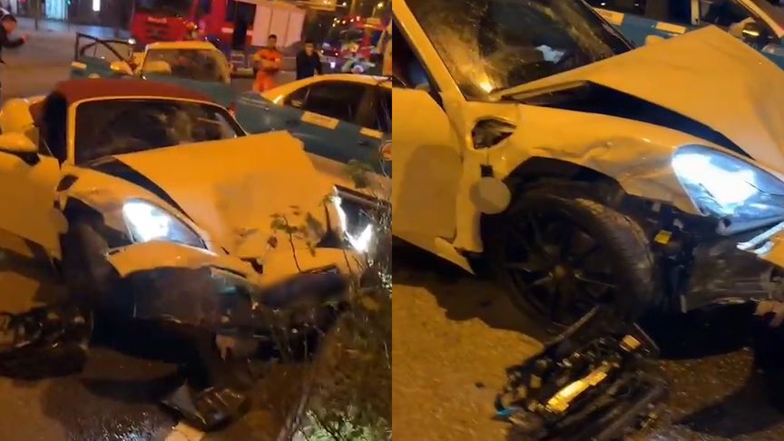 保时捷闯红灯撞2车致1死1伤，邻居：假富二代，母亲：抱歉没钱赔休闲区蓝鸢梦想 - Www.slyday.coM