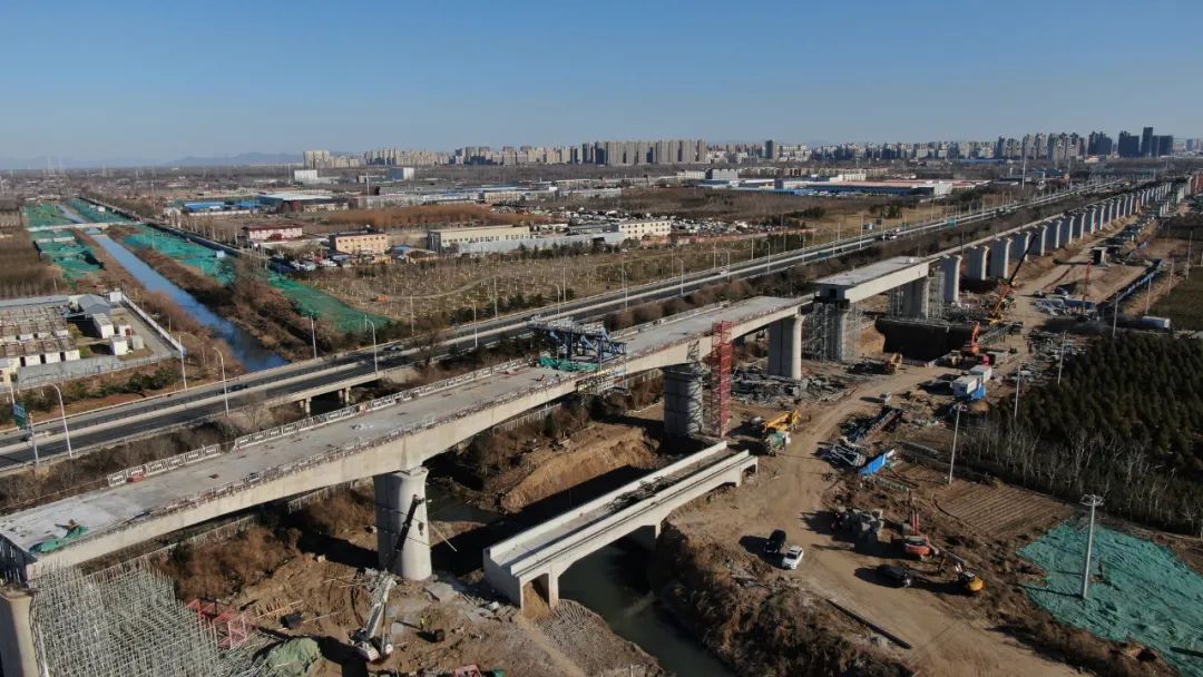 京唐城际铁路京冀两地即将握手