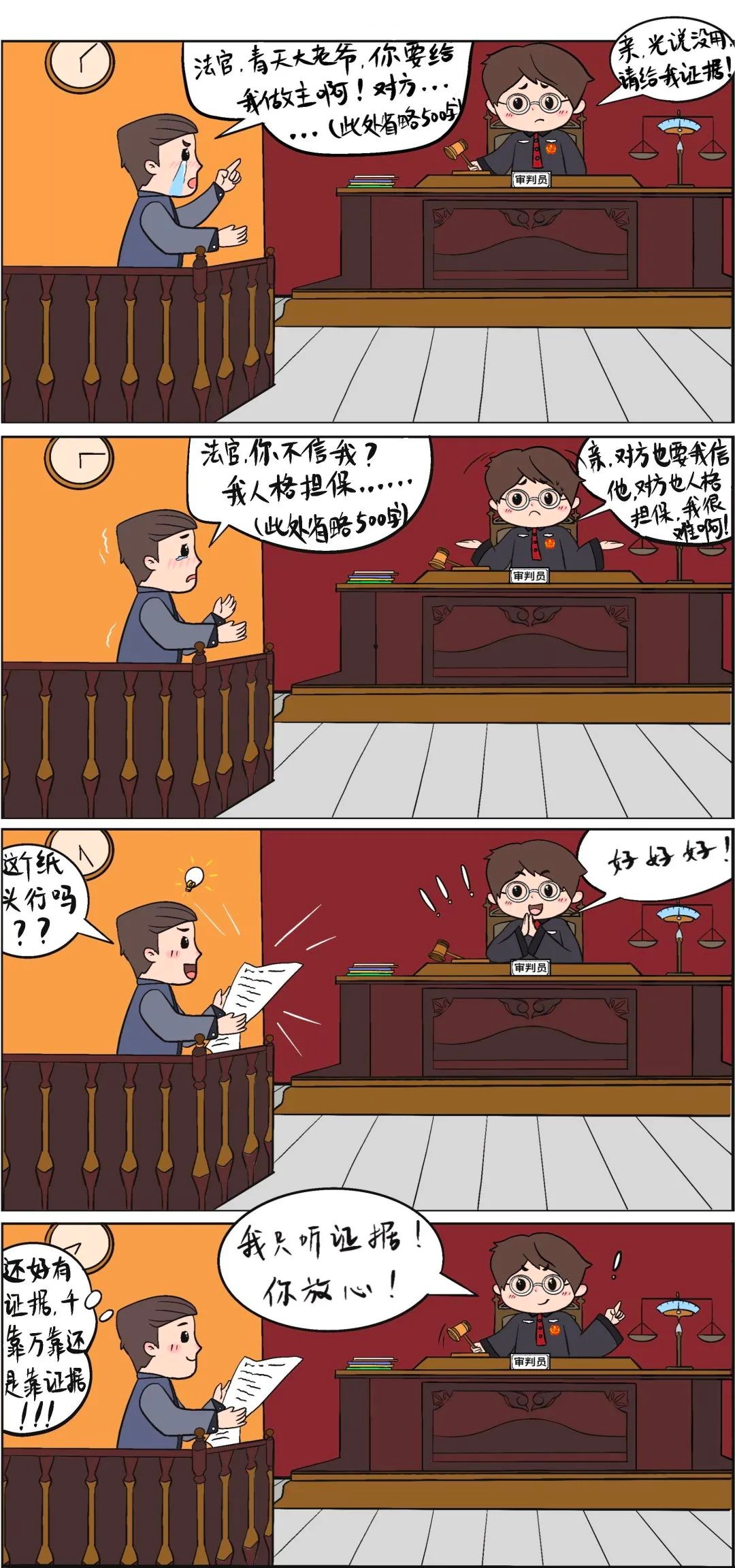 法官不是神,维权不求人理念一风险防范之理念篇普法漫谈下面一组漫画