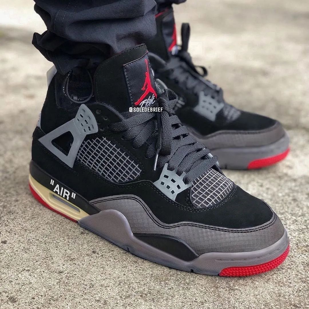 aj4offwhite联名,aj4白帆 off-white x aj4联名"黑红"无码曝光/实锤发售!